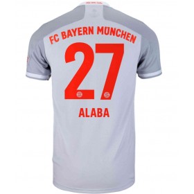 Fotbalový Dres FC Bayern Mnichov David Alaba 27 Venkovní 2020/21